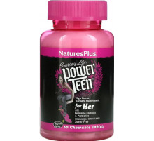 Витамины для девочек Nature's Plus Power Teen For Her 60 жев таб ягоды