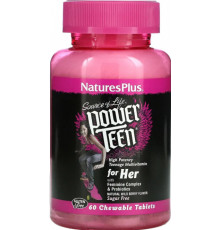 Вітаміни для дівчаток Nature's Plus Power Teen For Her 60 жув таб ягоди