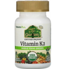Вітамін К2 Nature's Plus Vitamin K2 Source of Life Garden 60 капс