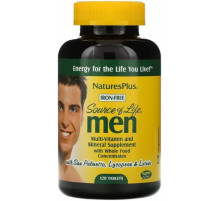 Вітаміни для чоловіків без заліза Nature's Plus Multi-Vitamin and Mineral 120 таб