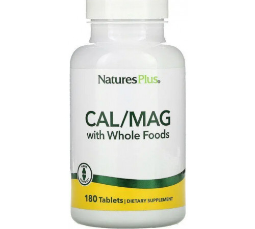 Кальцій Магній Source of Life Cal/Mag Nature's Plus 180 таб