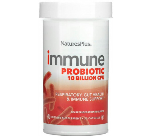 Пробіотики для підтримки імунітету Nature's Plus Immune Probiotic 30 капс