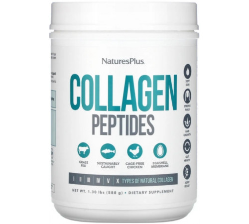 Коллагеновые пептиды Nature's Plus Collagen Peptides 588 г