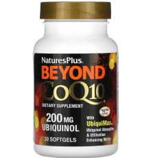 Коензим Q10 убіхінол NaturesPlus Beyond CoQ10 200 мг 30 гел капс