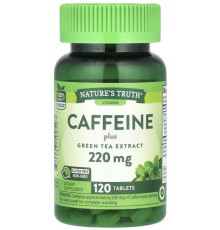 Кофеїн плюс екстракт зеленого чаю Nature's Truth Caffeine Plus Green Tea Extract 220 мг 120 таб