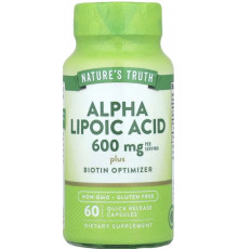 Альфа-ліпоєва кислота Nature's Truth Alpha Lipoic Acid 60 капс