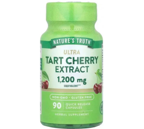 Экстракт вишни Nature's Truth Ultra Tart Cherry Extract 1200 мг 90 капс