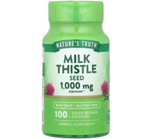 Розторопша для печінки Nature's Truth Milk Thistle Seed Extract 1000 мг 100 капс