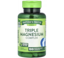 Минералы Nature's Truth Магний Triple Magnesium Complex 100 капс