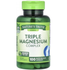Мінерали Nature's Truth Магній Triple Magnesium Complex 100 капс