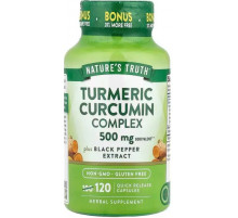 Куркума Nature's Truth Turmeric Curcumin Complex 500 мг 120 капс