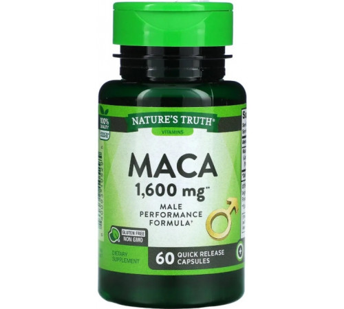 Мака Nature's Truth Maca 1600 мг 60 капс