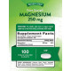 Магний оксид Nature's Truth Magnesium 250 мг 100 таб