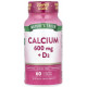 Кальцій Д3 Nature's Truth Calcium + D3 60 таб
