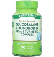 Глюкозамін хондроїтин МСМ та куркума Nature's Truth Glucosamine Chondroitin MSM & Turmeric Complex 90 капс