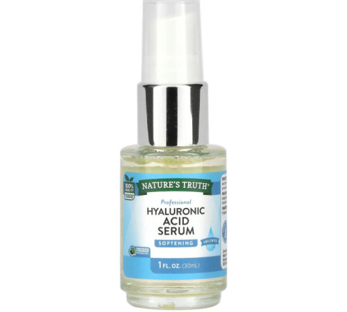 Сироватка для обличчя з гіалуроновою кислотою Nature's Truth Hyaluronic Acid Serum 30 мл без запаху
