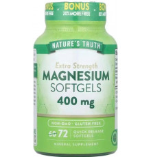 Магній оксид  Nature's Truth Magnesium 400 мг 72 гел капс