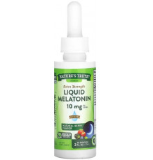 Мелатонін для покращення сну Nature's Truth Liquid Melatonin 10 мг 59 мл ягоды