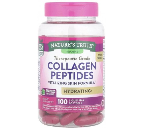 Колагенові пептиди Nature's Truth Collagen Peptides 100 гел капс