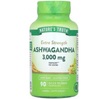Ашваганда для нервной системы Nature's Truth Extra Strength Ashwagan 3000 мг 90 капс
