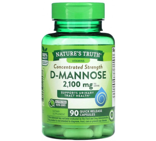 D-манноза Nature's Truth D-Mannose 2100 мг 90 капс