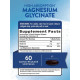 Магній бісгліцинат для нервової системи Nature's Truth Magnesium Glycinate (Mag Set) 250 мг 60 гел капс