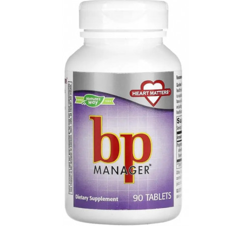 Підтримка кров'яного тиску Nature's Way BP Manager 90 таб