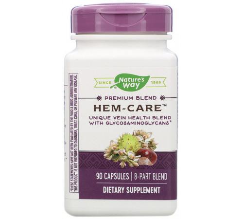 Здоровья вен Nature's Way Hem-Care 90 капс