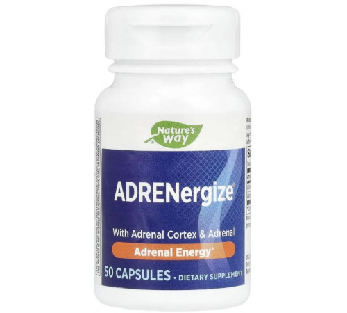 Поддержка надпочечников Nature's Way ADRENergize 50 капc