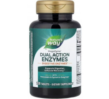Ферменты для мышц и пищеварения Nature's Way Dual Action Enzymes 200 таб