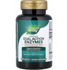 Ферменти для м'язів та травлення Nature's Way Dual Action Enzymes 200 таб