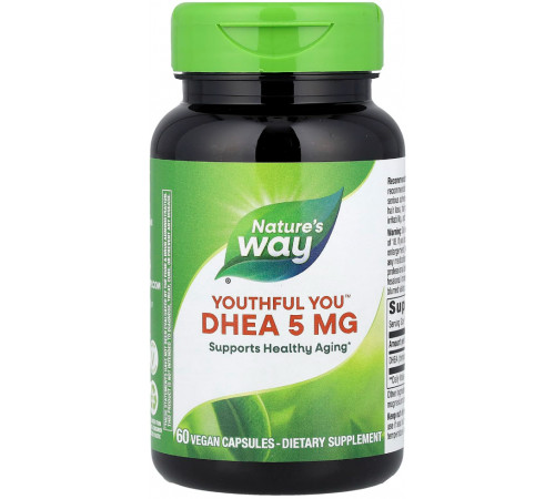 ДГЭА (дегидроэпиандростерон) Nature's Way Youthful You DHEA 5 мг 60 капс