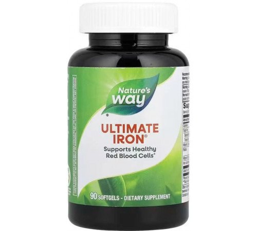 Железо Nature's Way Ultimate Iron 90 капс