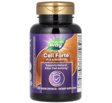 Фитиновая кислота Nature's Way Cell Forté IP-6 & Inositol 120 веганских капсул