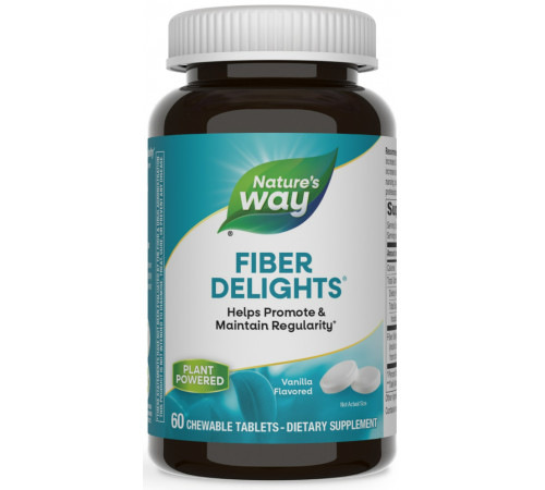Клітковина Nature's Way Fiber Delights зі смаком ванілі 60 таб