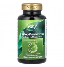 Вітаміни та мінерали для кісток, OsteoPrime Plus, Nature's Way, 120 таблеток Bio