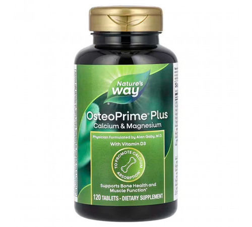 Вітаміни та мінерали для кісток, OsteoPrime Plus, Nature's Way, 120 таблеток Bio