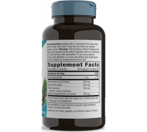 Формула травлення Nature's Way Acid Ease Digestion Formula 180 капс