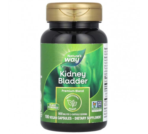 Здоров'я нирок та сечового міхура Nature's Way Kidney Bladde 900 мг 100 вег капсул