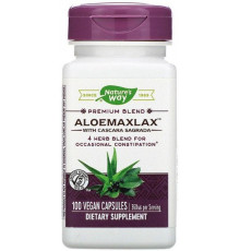 Каскара саграда з алое Nature's Way AloeMaxLax 360 мг 100 капсул