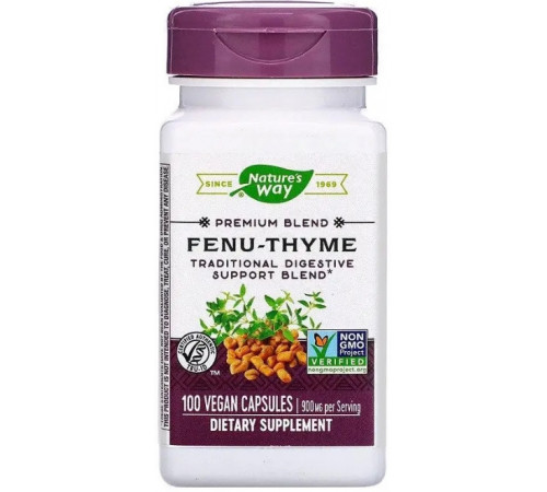 Пажитник та чебрецьNature's Way Fenu-Thyme 900 мг 100 кап