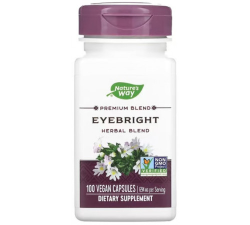 Очанка для глаз Nature's Way Eyebright Herbal Blend 694 мг 100 вег капсул