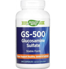 Глюкозамін для суглобів та зв'язок  Nature's Way GS-500 Glucosamine Sulfate 240 капс