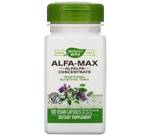 Люцерна Nature's Way Alfa-Max 840 мг 100 капсул