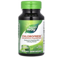 Хлорофилл Nature's Way Chlorofresh 100 мг 90 гелевых капсул