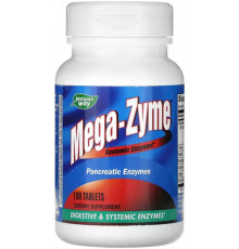 Ферменти для травлення Nature's Way Mega-Zyme Systemic Enzymes 100 таб