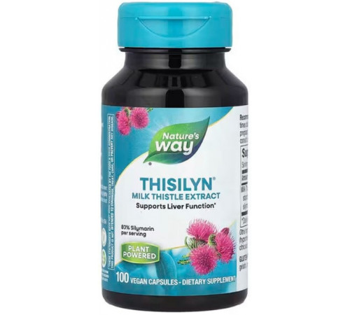 Підтримка печінки Nature's Way Thisilyn Milk Thistle Extract 100 капсул