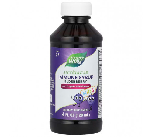 Чорна бузина для дітей Nature's Way Sambucus for Kids 120 мл