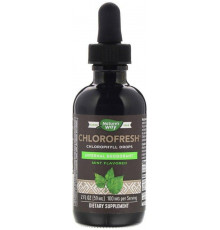 Рідкий хлорофіл Natures Way Chlorophyll Drops смак м'яти 59 мл