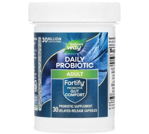 Пробіотики та пребіотики для травлення Nature's Way Fortify 30 капс